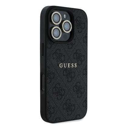 iPhone 16 Pro Max Guess Orjinal Lisanslı Kılıf + Ekran Koruyucu + Lens Koruyucu 3in1 Aksesuar Seti