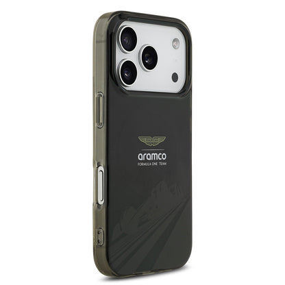 iPhone 17 Pro Kılıf Aston Martin Orjinal Lisanslı M-safe Şarj Özellikli IML Baskı Logolu Formula Tasarımlı Kapak