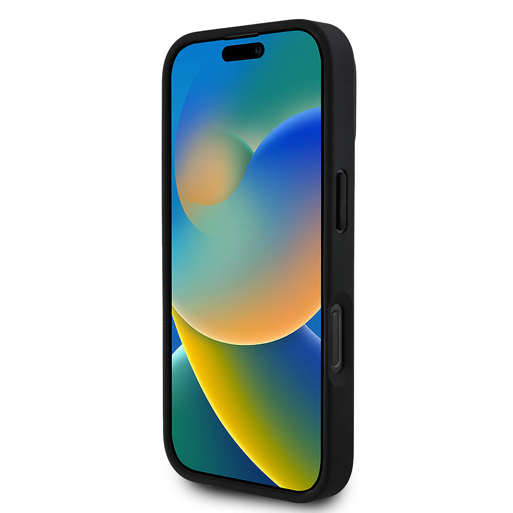 iPhone 16 Pro Max Kılıf Aston Martin Orjinal Lisanslı M-safe Şarj Özellikli Renkli Halka ve Karbon Fiber Tasarımlı Kapak