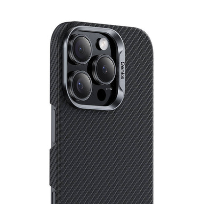 iPhone 16 Pro Max Kılıf Benks M-safe Şarj Özellikli Magnetik ArmorAir 600D Kevlar Fiber Kapak