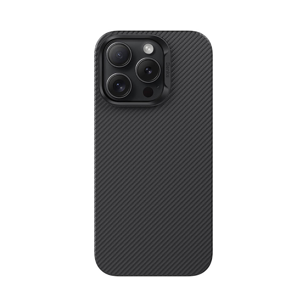 iPhone 16 Pro Max Kılıf Benks M-safe Şarj Özellikli Magnetik ArmorAir 600D Kevlar Fiber Kapak