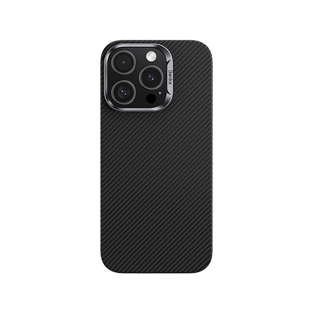 iPhone 16 Pro Max Kılıf Benks M-safe Şarj Özellikli Magnetik ArmorAir 600D Kevlar Fiber Kapak