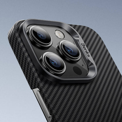 iPhone 16 Pro Max Kılıf Benks M-safe Şarj Özellikli Magnetik ArmorAir 600D Kevlar Fiber Kapak