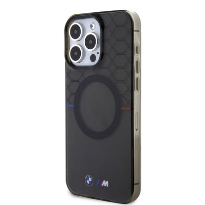 iPhone 16 Pro Max Kılıf BMW Magsafe Şarj Özellikli Transparan M Dizayn Orjinal Lisanslı Kapak