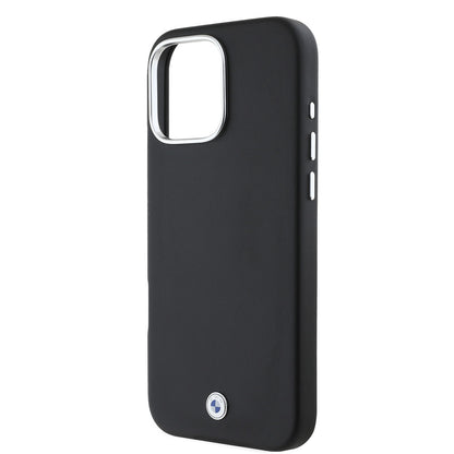 iPhone 16 Pro Max Kılıf BMW Orjinal Lisanslı M-safe Şarj Özellikli Metal Logolu Tam Kaplama Deri Kapak