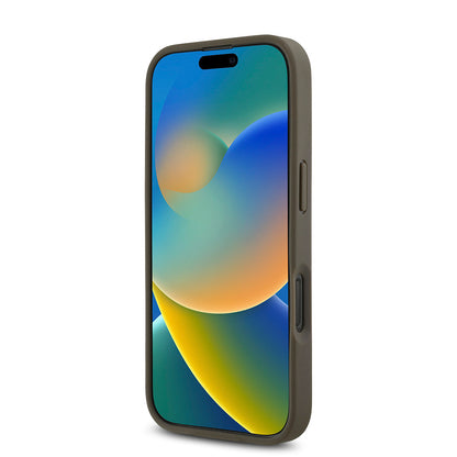 iPhone 16 Pro Max Kılıf DKNY Orjinal Lisanslı M-safe Şarj Özellikli 3D Yazılı Repeat Pattern Kapak