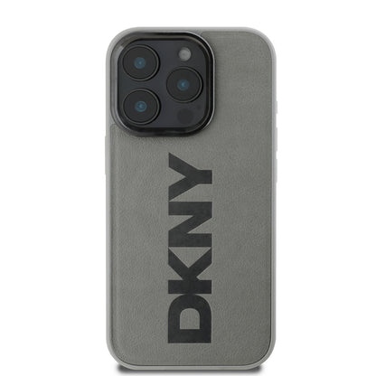 iPhone 16 Pro Max Kılıf DKNY Orjinal Lisanslı M-safe Şarj Özellikli PU Deri Plain Kapak