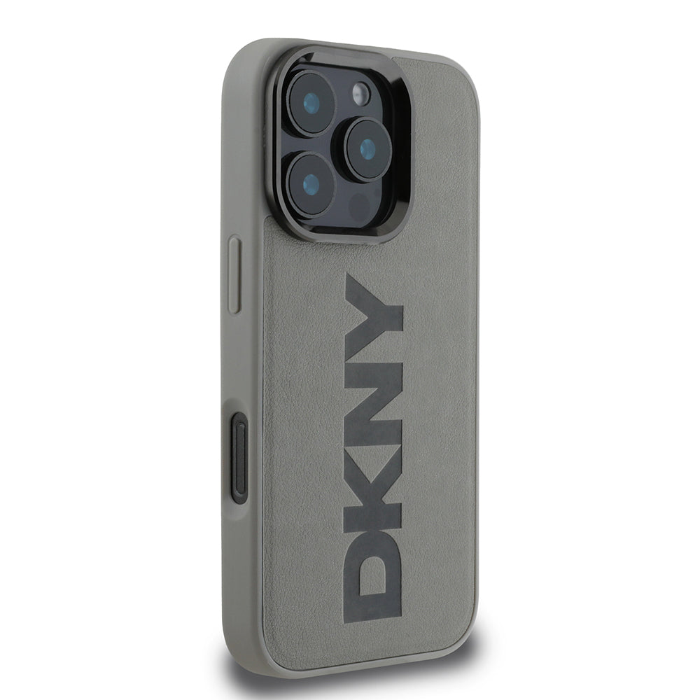 iPhone 16 Pro Max Kılıf DKNY Orjinal Lisanslı M-safe Şarj Özellikli PU Deri Plain Kapak