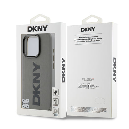 iPhone 16 Pro Max Kılıf DKNY Orjinal Lisanslı M-safe Şarj Özellikli PU Deri Plain Kapak