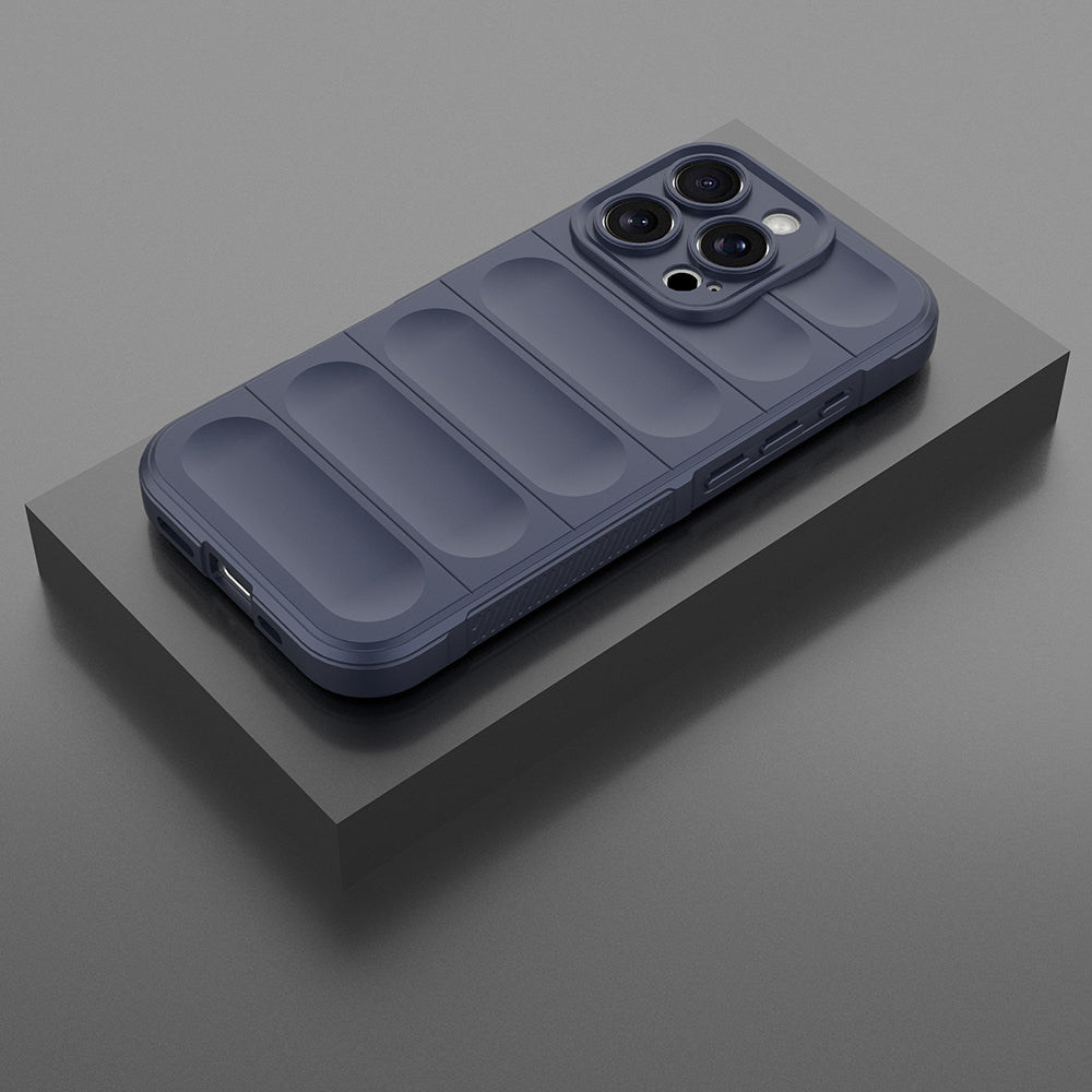 Apple iPhone 16 Pro Max Kılıf Esnek TPU Oyuklu Arka Yüzey Tasarımlı Zore Etnik Silikon Kapak
