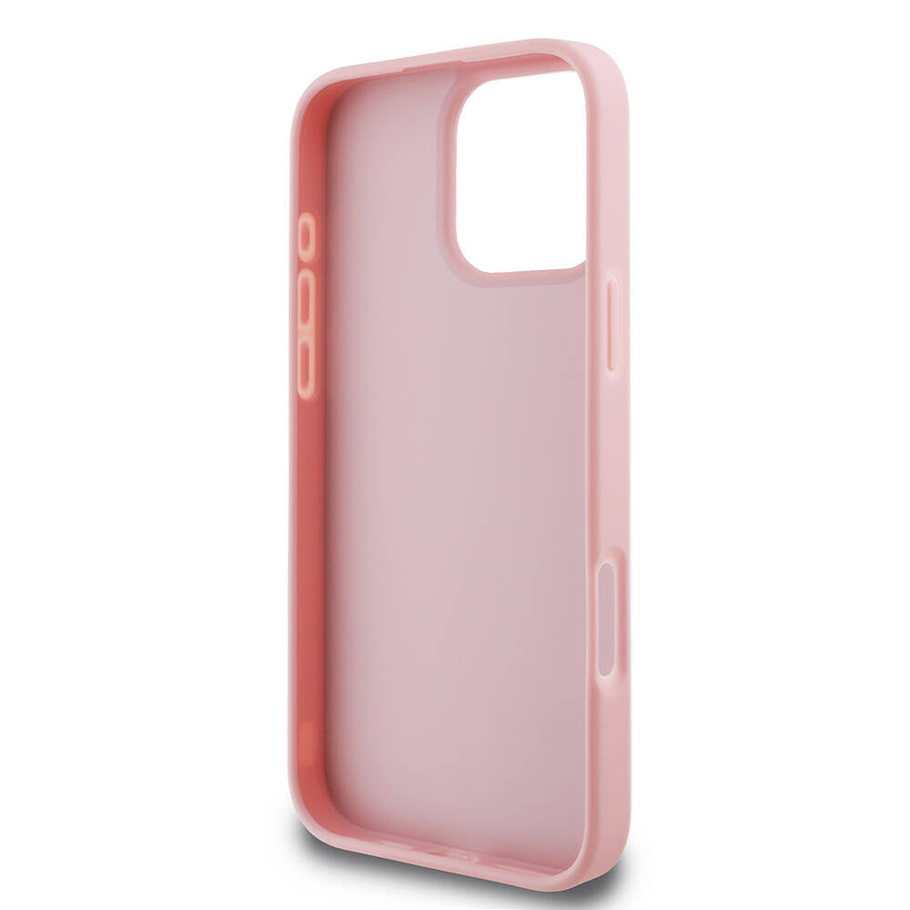 iPhone 16 Pro Max Kılıf Guess Orjinal Lisanslı 4G Büyük Metal Logolu Glitter Kapak
