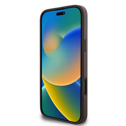 iPhone 16 Pro Max Kılıf Guess Orjinal Lisanslı M-safe Şarj Özellikli 4G Şerit Tasarımlı Printed Kapak