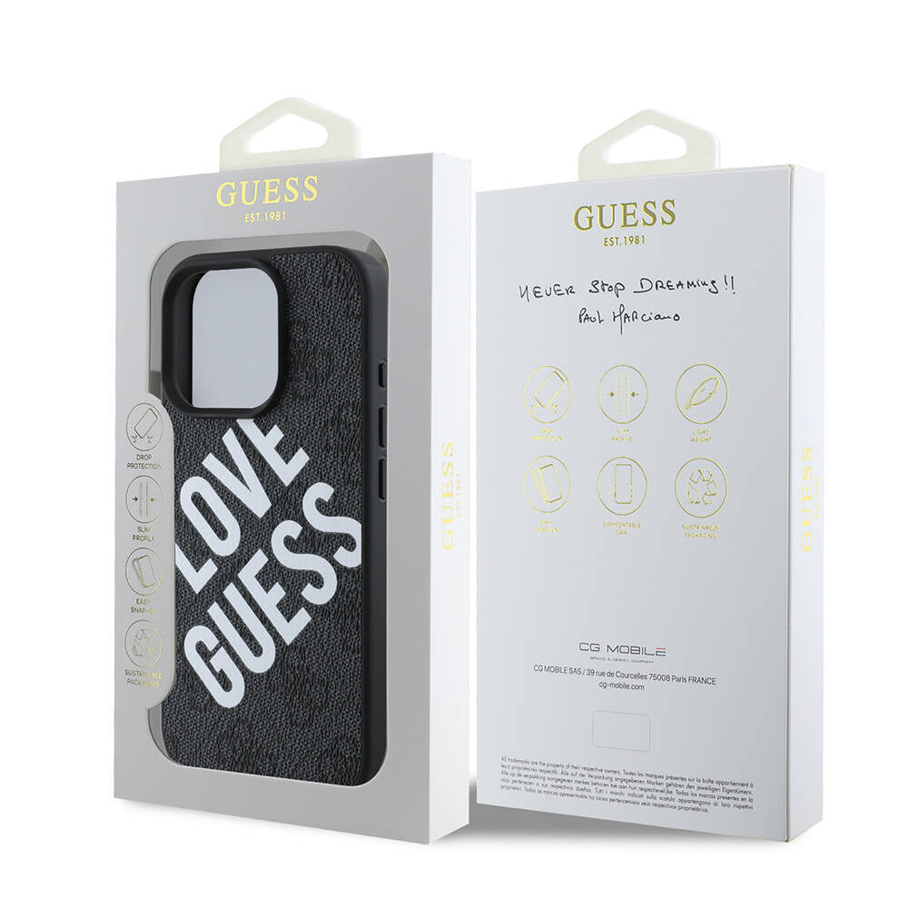 iPhone 16 Pro Max Kılıf Guess Orjinal Lisanslı Big Love Guess Kapak