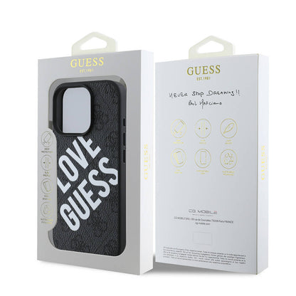 iPhone 16 Pro Max Kılıf Guess Orjinal Lisanslı Big Love Guess Kapak