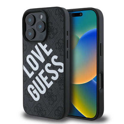 iPhone 16 Pro Max Kılıf Guess Orjinal Lisanslı Big Love Guess Kapak
