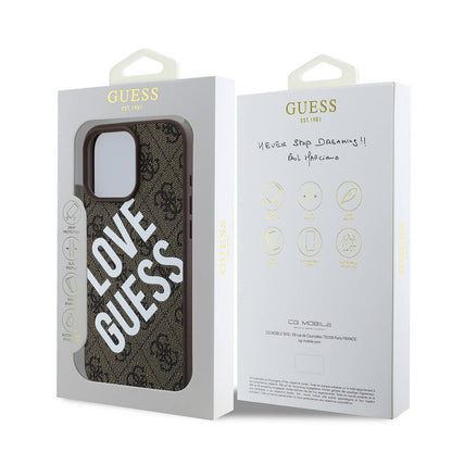 iPhone 16 Pro Max Kılıf Guess Orjinal Lisanslı Big Love Guess Kapak