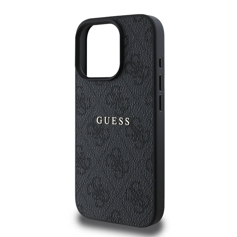 iPhone 16 Pro Max Kılıf Guess Orjinal Lisanslı M-safe Şarj Özellikli 4G Desenli Yazı Logolu Kapak