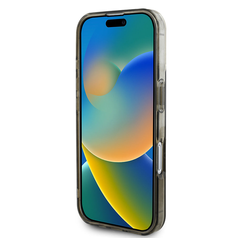 iPhone 16 Pro Max Kılıf Guess Orjinal Lisanslı M-safe Şarj Özellikli IML Baskılı Klasik Logolu 4G Desenli Kapak