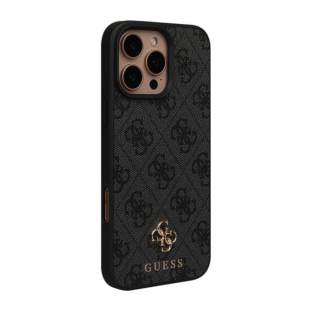 iPhone 16 Pro Max Kılıf Guess Orjinal Lisanslı M-safe Şarj Özellikli Small 4G Classic Kapak