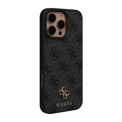 iPhone 16 Pro Max Kılıf Guess Orjinal Lisanslı M-safe Şarj Özellikli Small 4G Classic Kapak