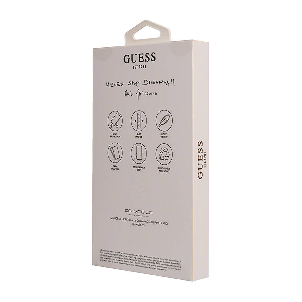 iPhone 16 Pro Max Kılıf Guess Orjinal Lisanslı M-safe Şarj Özellikli Small 4G Classic Kapak