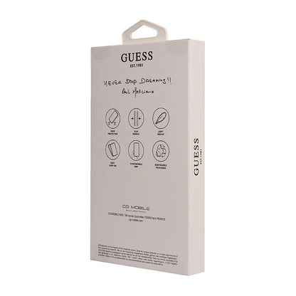 iPhone 16 Pro Max Kılıf Guess Orjinal Lisanslı M-safe Şarj Özellikli Small 4G Classic Kapak