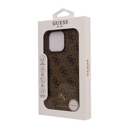 iPhone 16 Pro Max Kılıf Guess Orjinal Lisanslı M-safe Şarj Özellikli Small 4G Classic Kapak