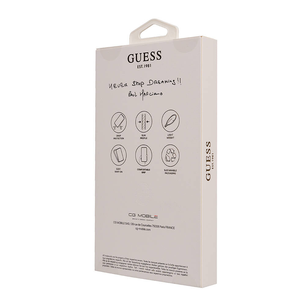 iPhone 16 Pro Max Kılıf Guess Orjinal Lisanslı M-safe Şarj Özellikli Small 4G Classic Kapak