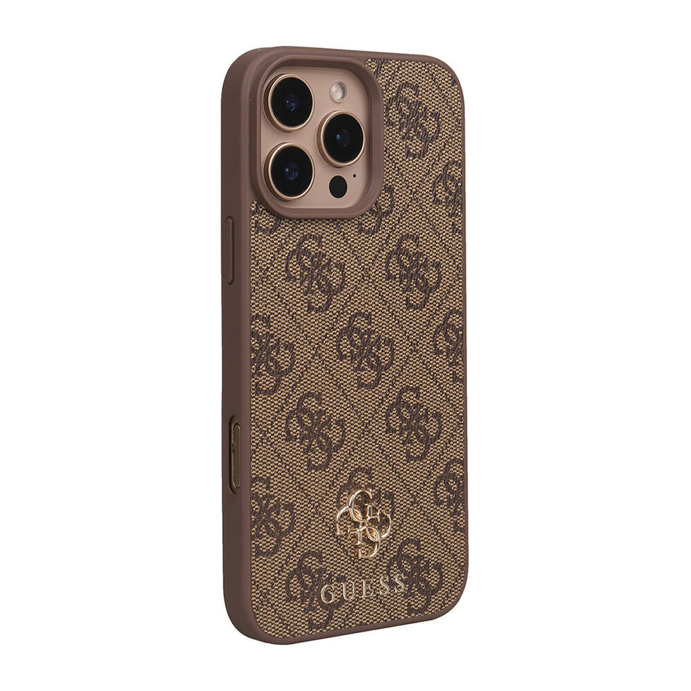 iPhone 16 Pro Max Kılıf Guess Orjinal Lisanslı M-safe Şarj Özellikli Small 4G Classic Kapak