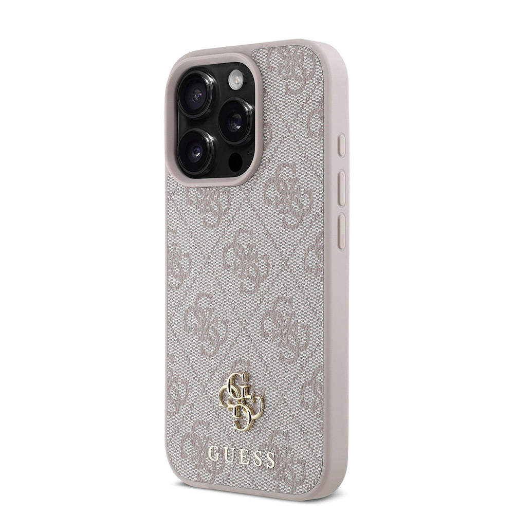 iPhone 16 Pro Max Kılıf Guess Orjinal Lisanslı M-safe Şarj Özellikli Small 4G Classic Kapak