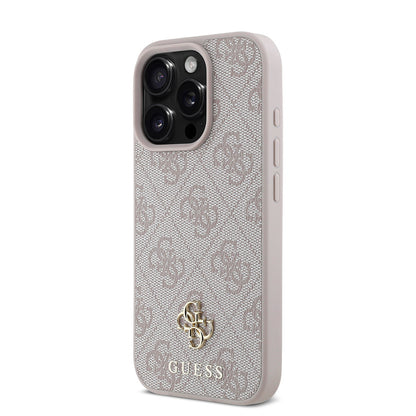 iPhone 16 Pro Max Kılıf Guess Orjinal Lisanslı M-safe Şarj Özellikli Small 4G Classic Kapak