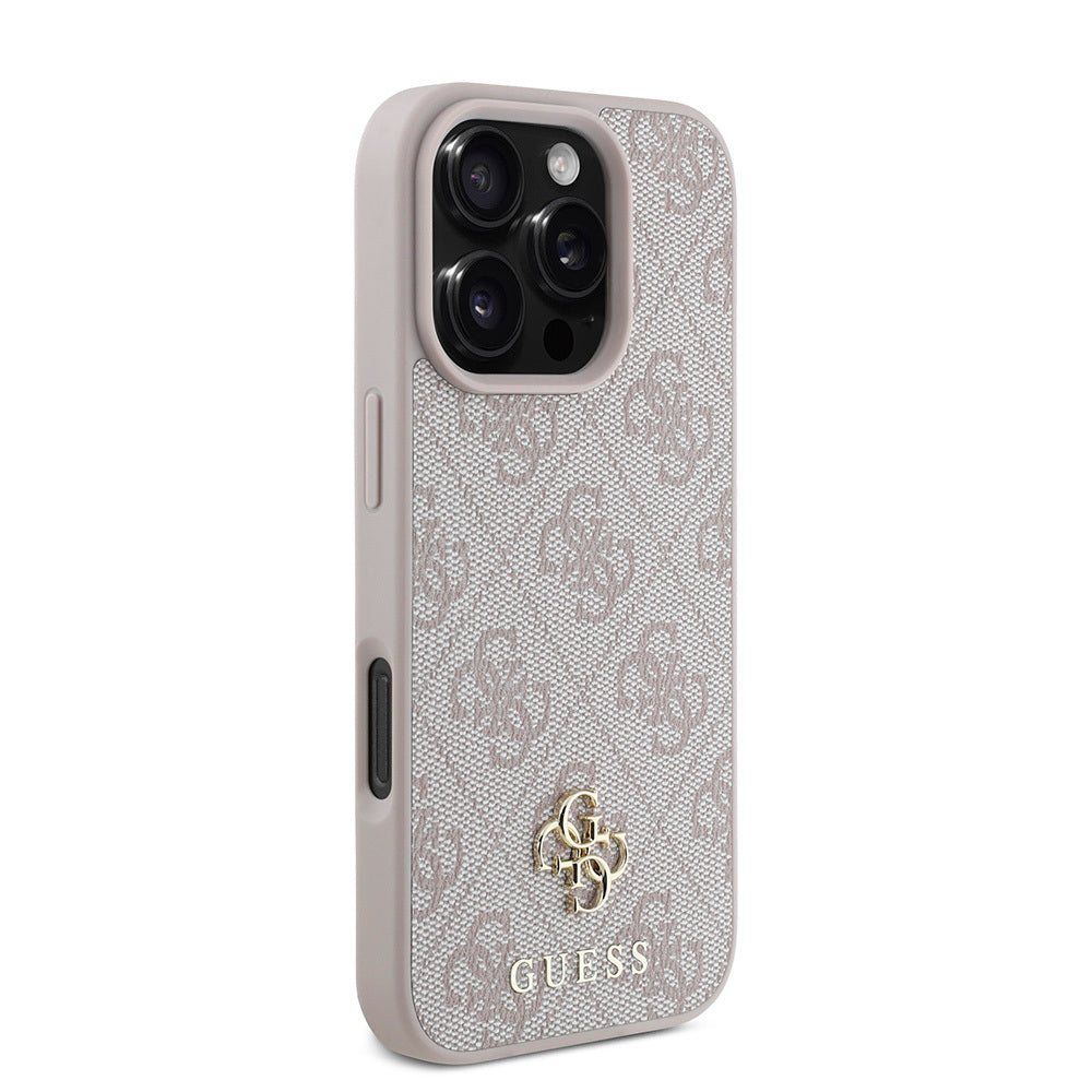 iPhone 16 Pro Max Kılıf Guess Orjinal Lisanslı M-safe Şarj Özellikli Small 4G Classic Kapak