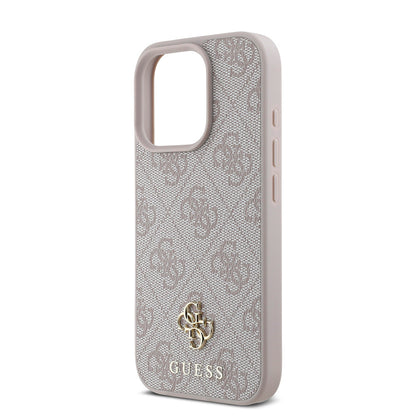 iPhone 16 Pro Max Kılıf Guess Orjinal Lisanslı M-safe Şarj Özellikli Small 4G Classic Kapak