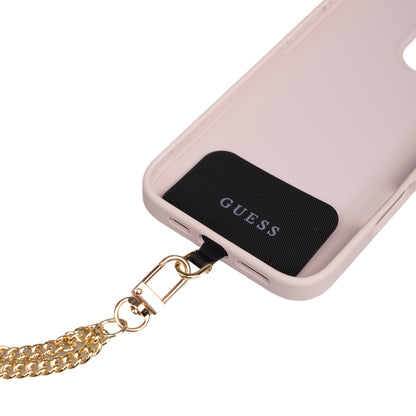 iPhone 16 Pro Max Kılıf Guess Orjinal Lisanslı PU Deri 4G Büyük Metal Logolu Çapraz Vücut Askılı Kapak