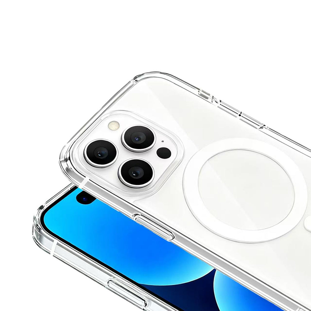 Apple iPhone 16 Pro Max Kılıf IC Çipli Zore Wireless Şarj Özellikli Şeffaf Orjin Kapak