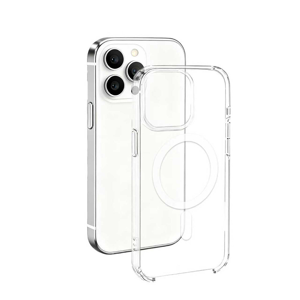 Apple iPhone 16 Pro Max Kılıf IC Çipli Zore Wireless Şarj Özellikli Şeffaf Orjin Kapak