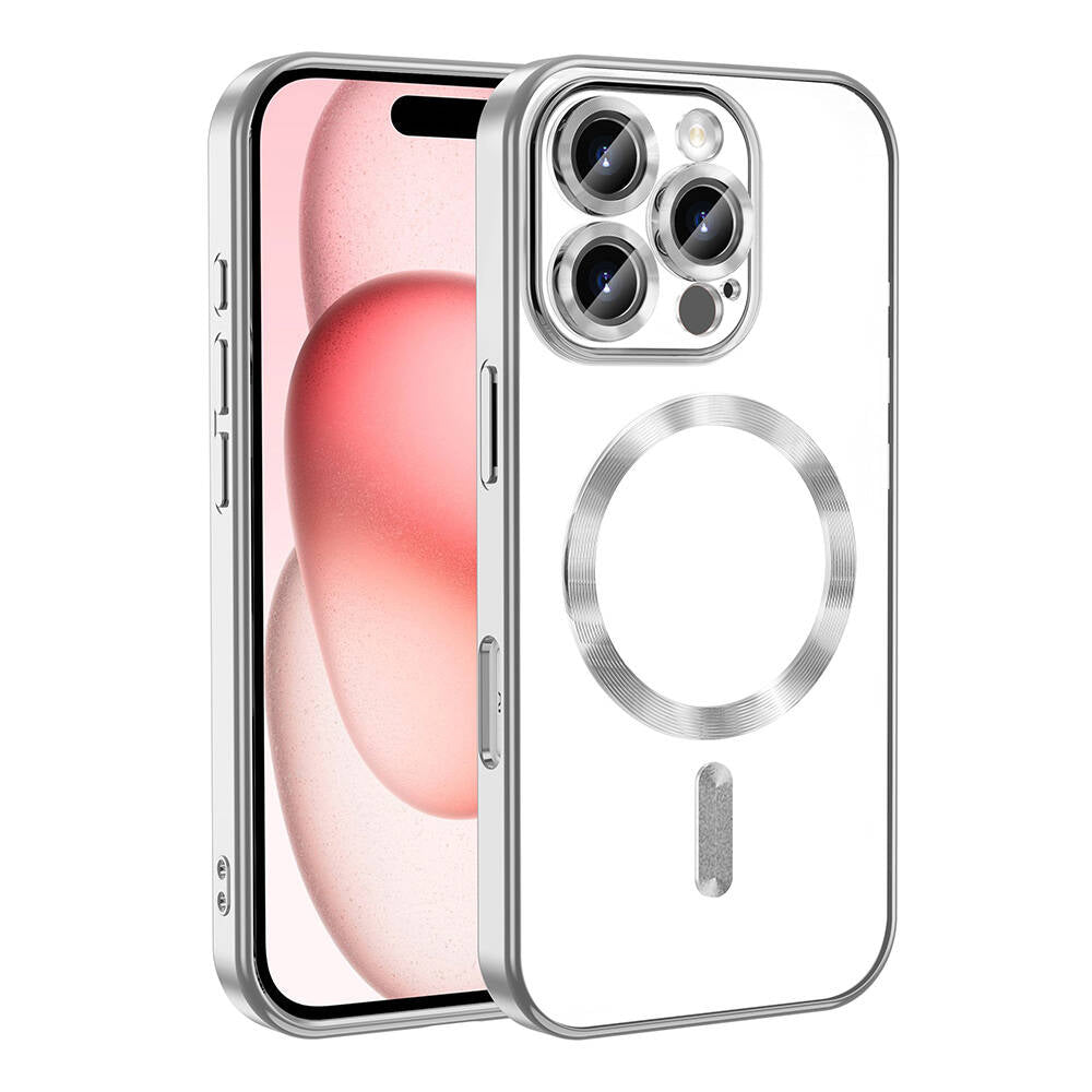 Apple iPhone 16 Pro Max Kılıf Kamera Korumalı M-safe Wireless Şarj Özellikli Zore Demre Kapak