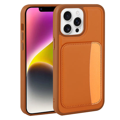 Apple iPhone 16 Pro Max Kılıf Kartlıklı Zore X-Kart Silikon Kapak