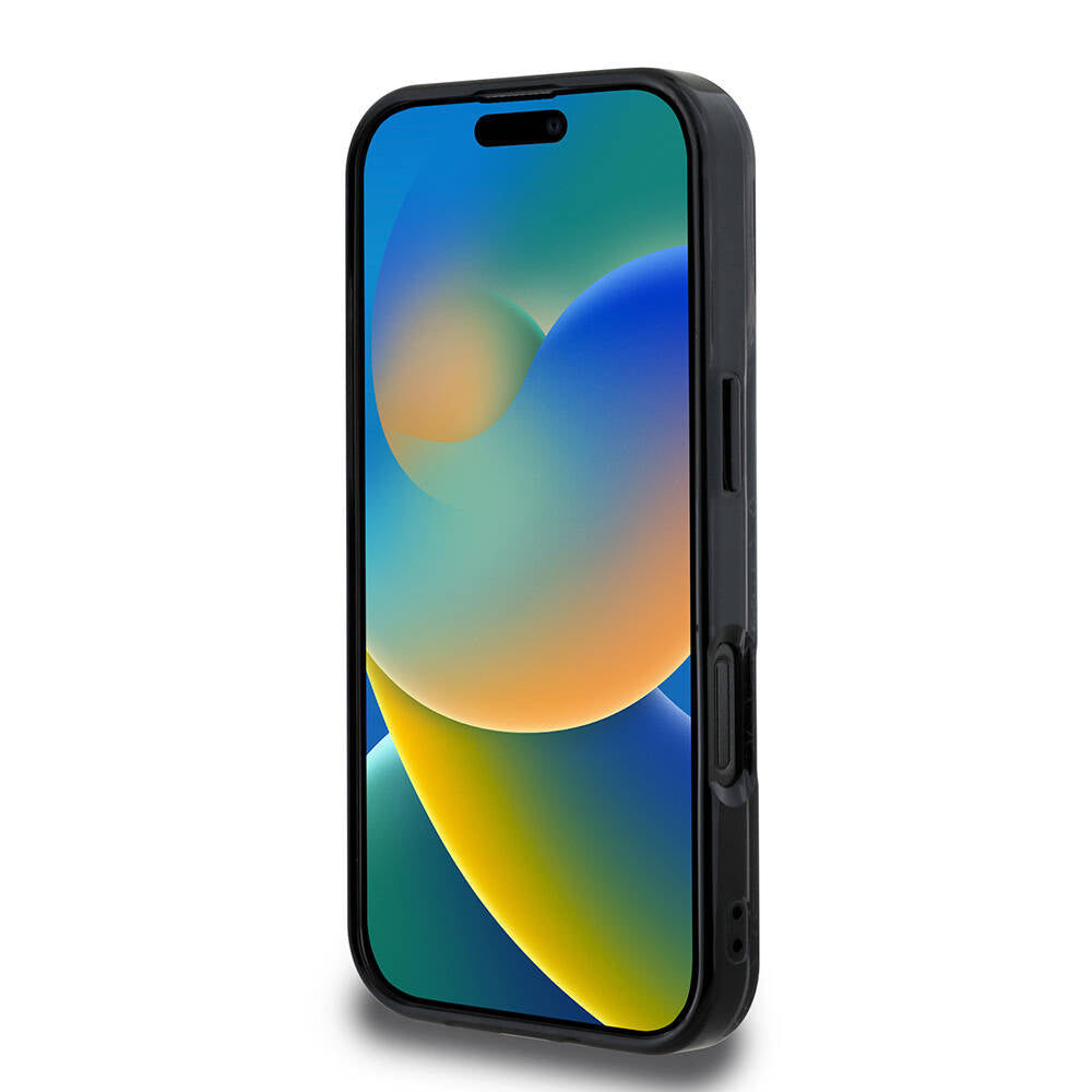 iPhone 16 Pro Max Kılıf Lacoste Orjinal Lisanslı M-safe Şarj Özellikli IML Baskılı Gümüş Timsah Logolu Monogram Kapak