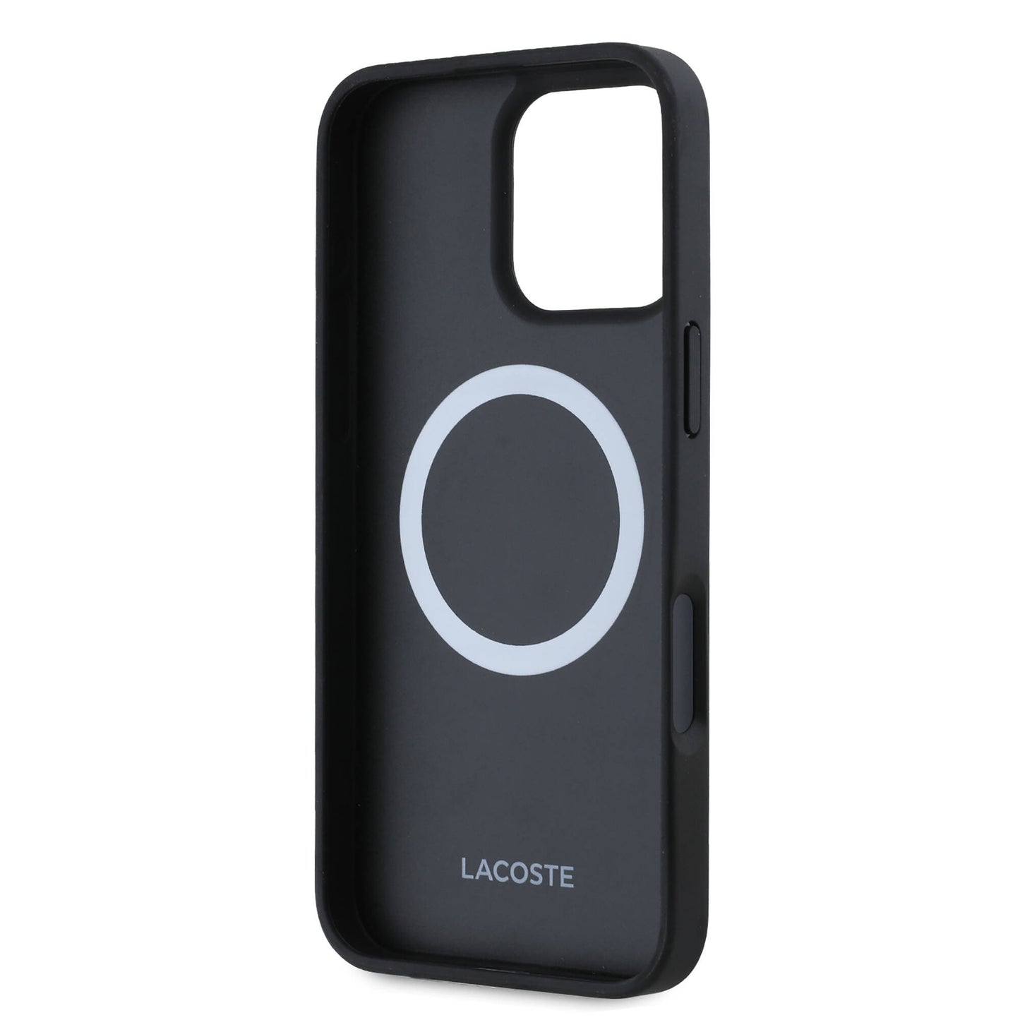 iPhone 16 Pro Max Kılıf Lacoste Orjinal Lisanslı M-safe Şarj Özellikli Mono Vintage Logo Kapak