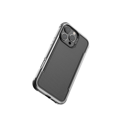 iPhone 16 Pro Max Kılıf M-safe Şarj Özellikli Airbagli Raptic Apex Serisi Karbon Fiber Tasarımlı Kapak