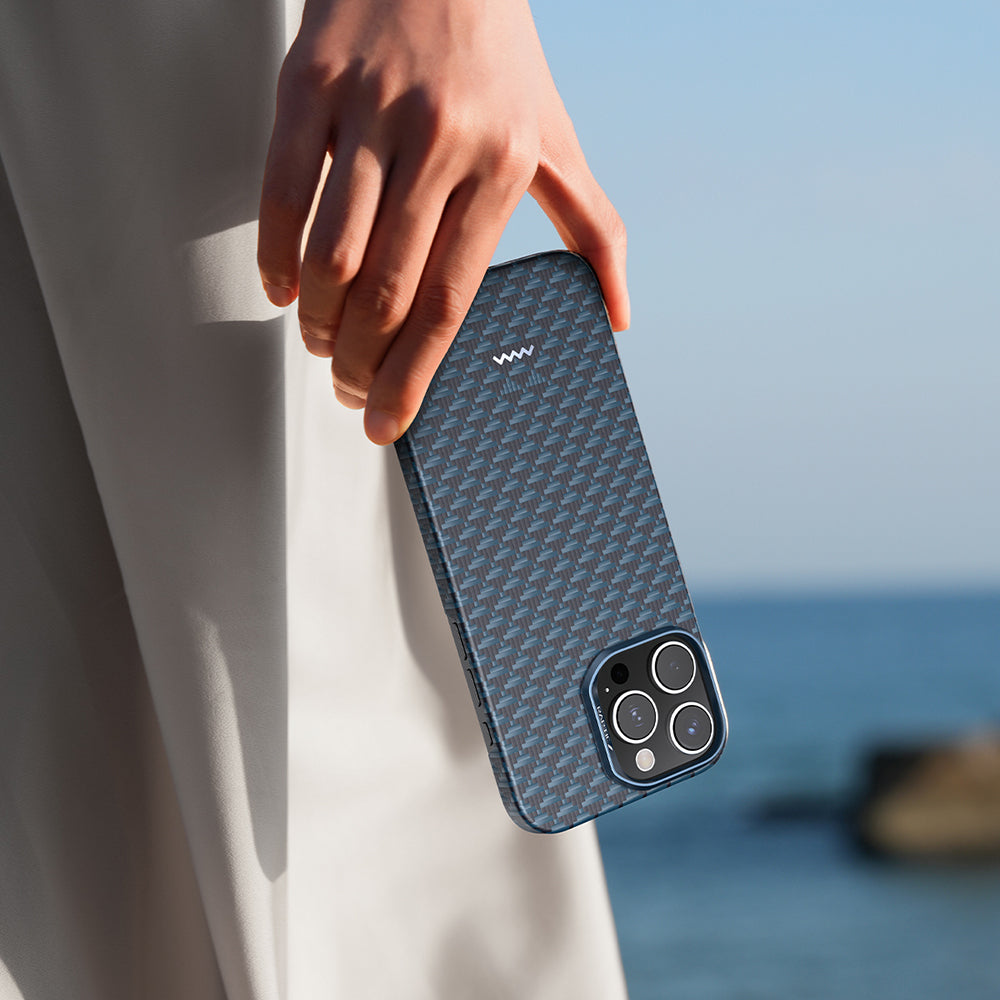 iPhone 16 Pro Max Kılıf M-safe Şarj Özellikli Raptic Aramid Skin Origin Serisi Kapak