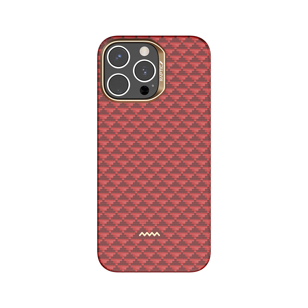 iPhone 16 Pro Max Kılıf M-safe Şarj Özellikli Raptic Aramid Skin Origin Serisi Kapak