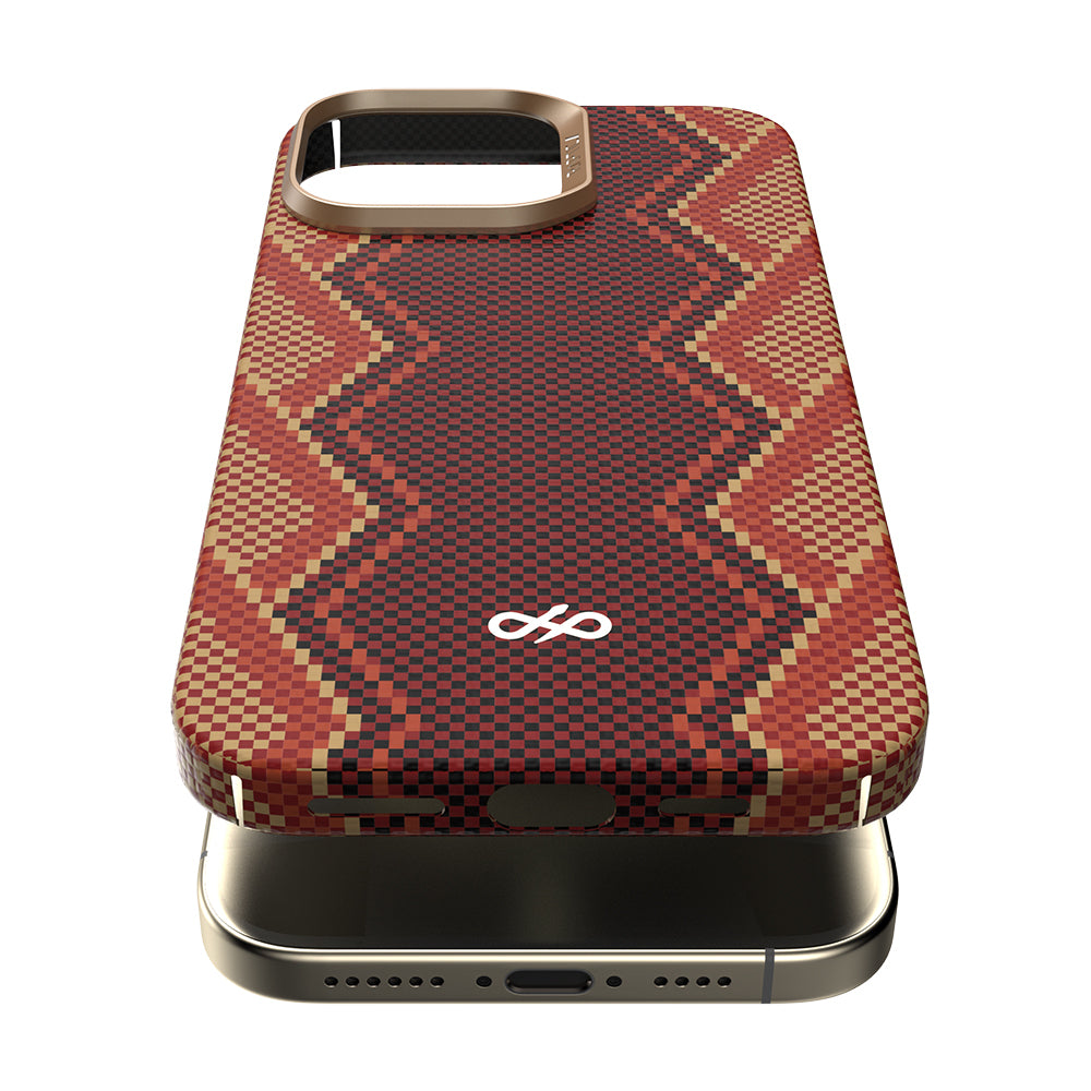 iPhone 16 Pro Max Kılıf M-safe Şarj Özellikli Raptic Aramid Skin Bionic Serisi Kapak