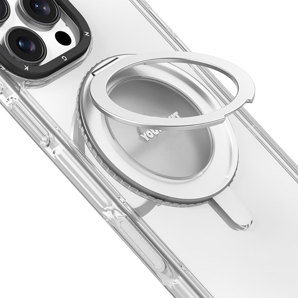 iPhone 16 Pro Max Kılıf M-safe Şarj Özellikli Standlı Aksiyon Butonlu Youngkit Pivot Serisi Kapak