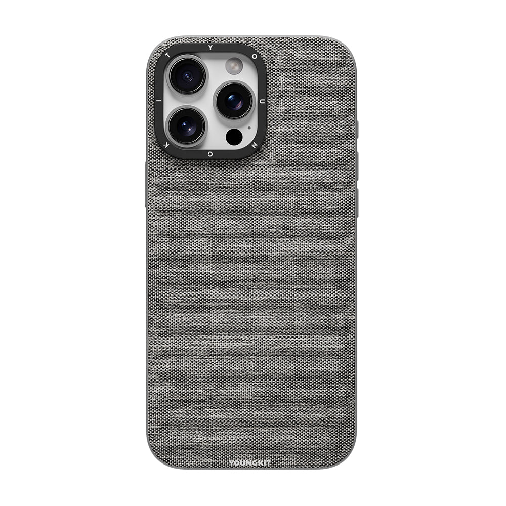 iPhone 16 Pro Max Kılıf M-safe Şarj Özellikli Youngkit Canvas Serisi Kapak