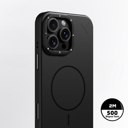 iPhone 16 Pro Max Kılıf M-safe Şarj Özellikli Youngkit Dynamag Serisi Kapak