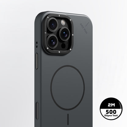 iPhone 16 Pro Max Kılıf M-safe Şarj Özellikli Youngkit Dynamag Serisi Kapak