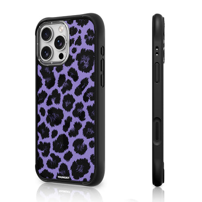 iPhone 16 Pro Max Kılıf M-safe Şarj Özellikli Youngkit Leopard Serisi Kapak