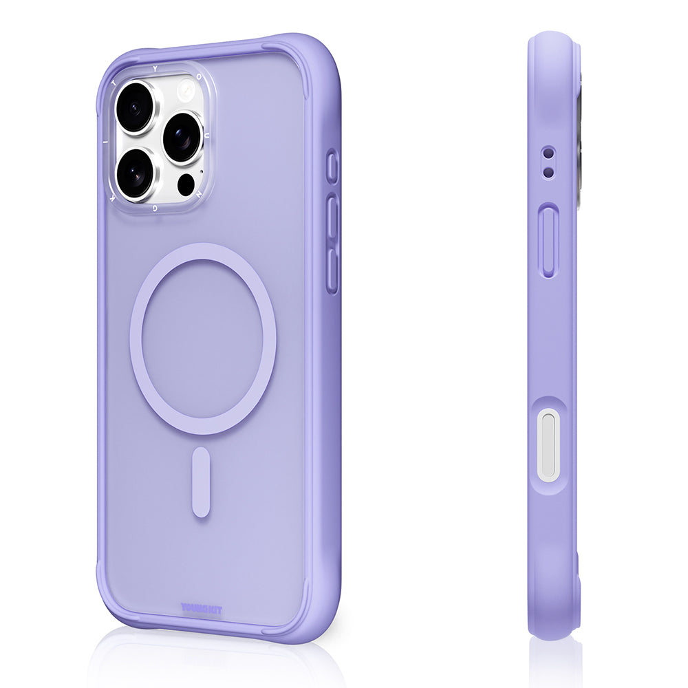 iPhone 16 Pro Max Kılıf M-safe Şarj Özellikli Youngkit Macaroon Serisi Kapak